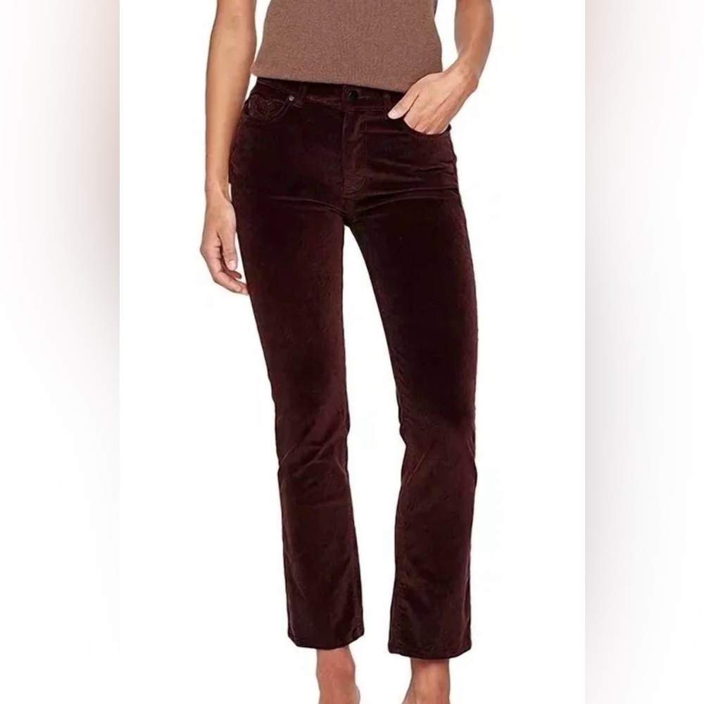 DL1961 - WOMEN'S Mara Straight Mid Rise Instasculpt Ankle Jean Mulberry NWT 29